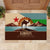 Echoes of Djibouti Rubber Doormat Where Desert Meets Sea and Heritage Stands Tall