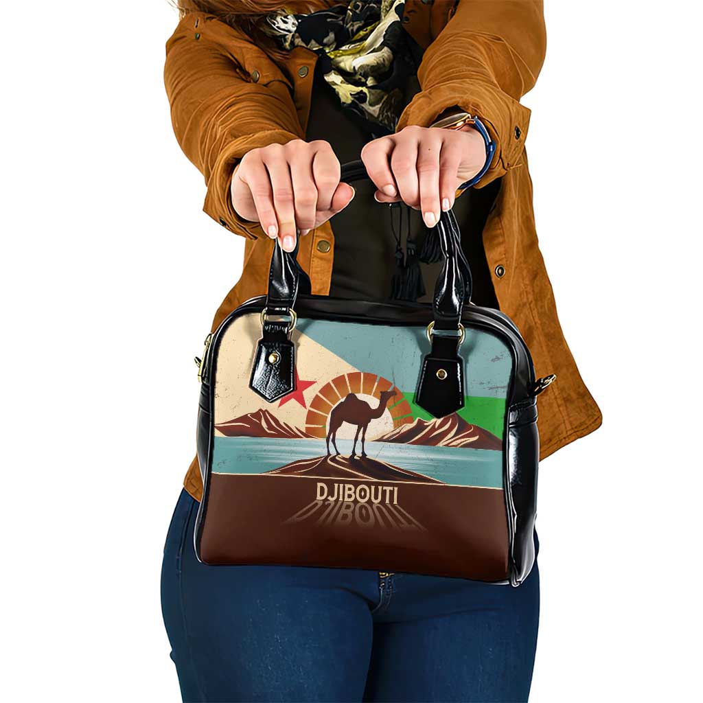 Echoes of Djibouti Shoulder Handbag Where Desert Meets Sea and Heritage Stands Tall