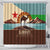 Echoes of Djibouti Shower Curtain Where Desert Meets Sea and Heritage Stands Tall