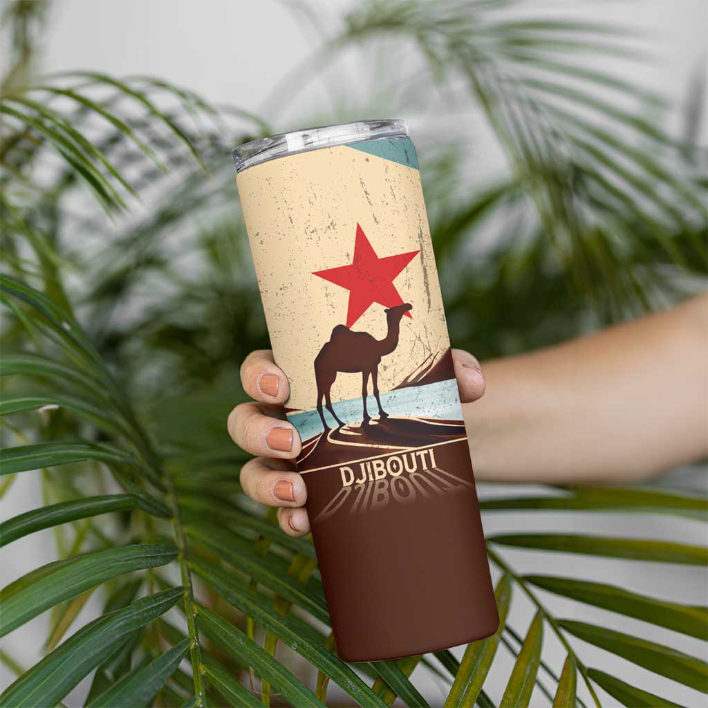 Echoes of Djibouti Skinny Tumbler Where Desert Meets Sea and Heritage Stands Tall