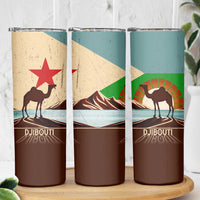 Echoes of Djibouti Skinny Tumbler Where Desert Meets Sea and Heritage Stands Tall