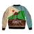 Echoes of Djibouti Sleeve Zip Bomber Jacket Where Desert Meets Sea and Heritage Stands Tall