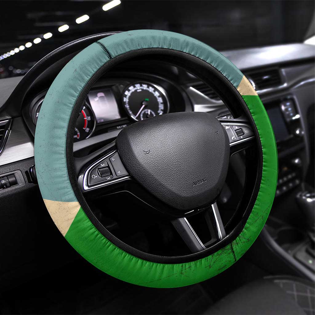 Echoes of Djibouti Steering Wheel Cover Where Desert Meets Sea and Heritage Stands Tall