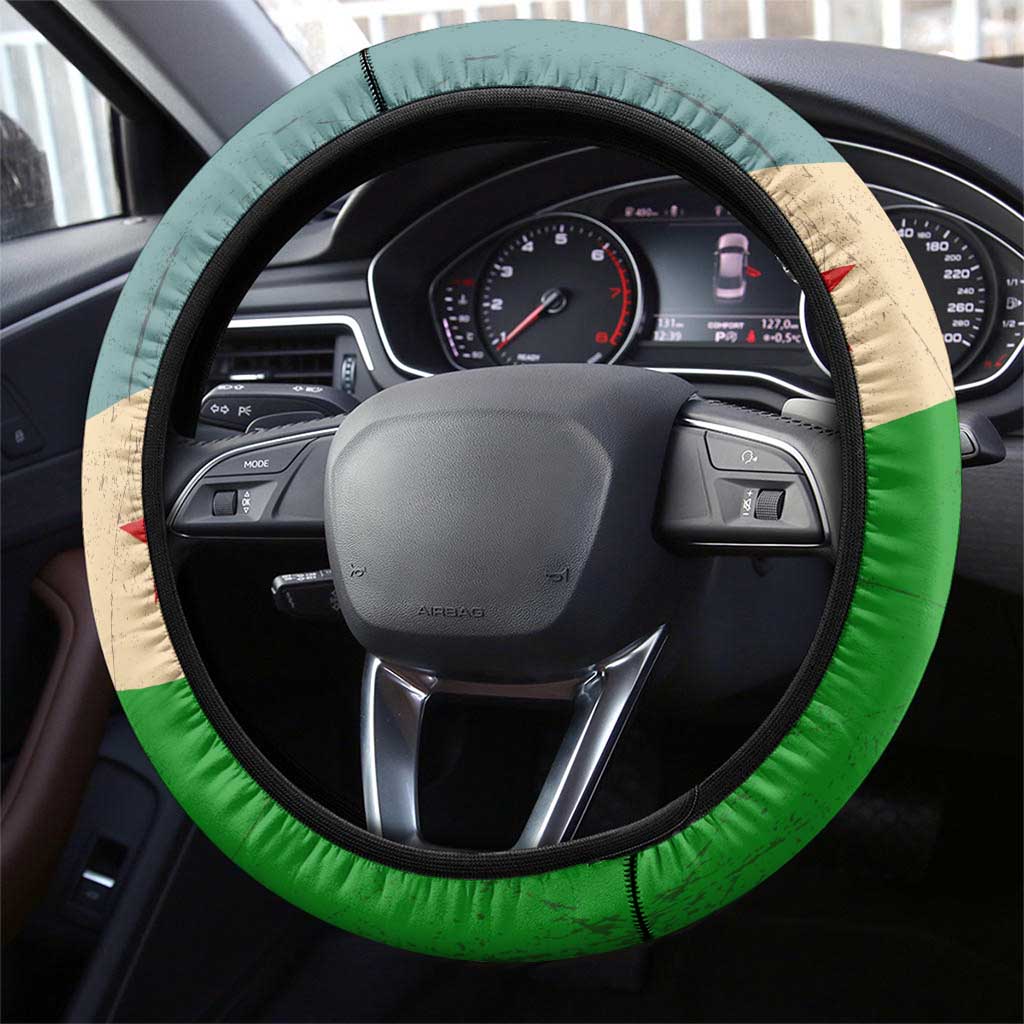 Echoes of Djibouti Steering Wheel Cover Where Desert Meets Sea and Heritage Stands Tall