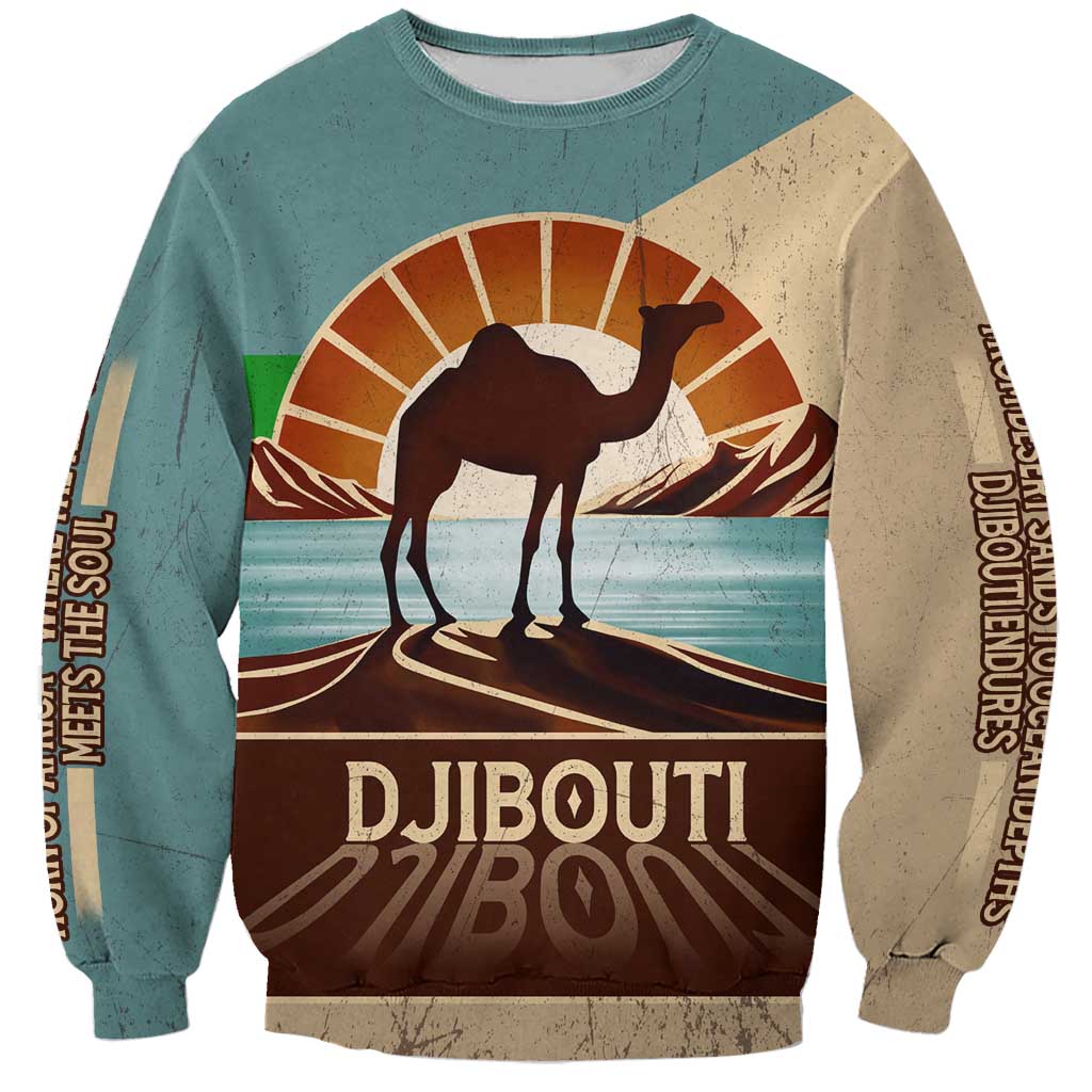Echoes of Djibouti Sweatshirt Where Desert Meets Sea and Heritage Stands Tall