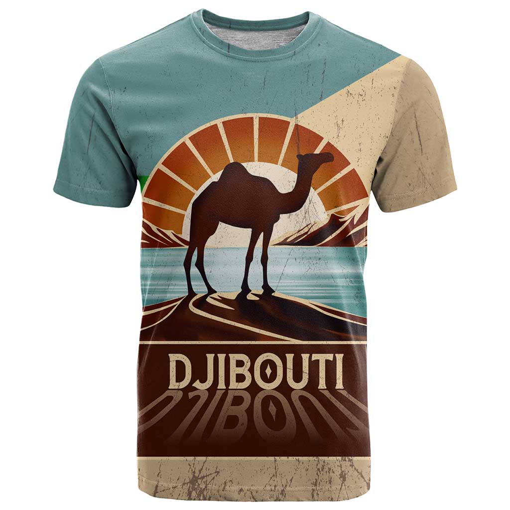 Echoes of Djibouti T Shirt Where Desert Meets Sea and Heritage Stands Tall