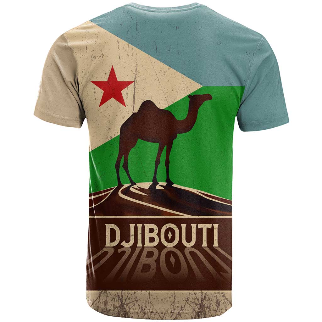 Echoes of Djibouti T Shirt Where Desert Meets Sea and Heritage Stands Tall
