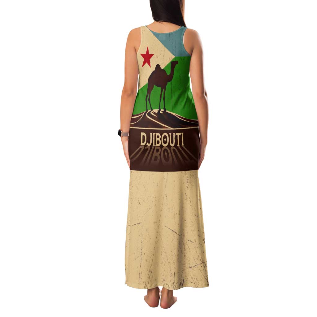 Echoes of Djibouti Tank Maxi Dress Where Desert Meets Sea and Heritage Stands Tall