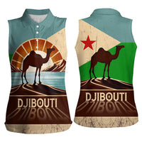 Echoes of Djibouti Women Sleeveless Polo Shirt Where Desert Meets Sea and Heritage Stands Tall