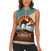 Echoes of Djibouti Women Sleeveless Polo Shirt Where Desert Meets Sea and Heritage Stands Tall