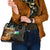 Djibouti Desert Landscape Tadjoura Shoulder Handbag with Camel Riders and Tribal Pattern Design