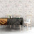 Djibouti Desert Landscape Tadjoura Tablecloth with Camel Riders and Tribal Pattern Design