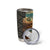Djibouti Desert Landscape Tadjoura Tumbler Cup with Camel Riders and Tribal Pattern Design