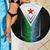 Djibouti Fusion Beach Blanket Tribal Geometry Meets National Colors and Red Star Boldness