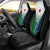 Djibouti Fusion Car Seat Cover Tribal Geometry Meets National Colors and Red Star Boldness