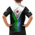 Djibouti Fusion Kid Hawaiian Shirt Tribal Geometry Meets National Colors and Red Star Boldness