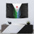 Djibouti Fusion Tapestry Tribal Geometry Meets National Colors and Red Star Boldness