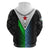 Djibouti Fusion Zip Hoodie Tribal Geometry Meets National Colors and Red Star Boldness