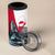 Greenland Whale 4 in 1 Can Cooler Tumbler with Arctic Waves and Where the Ice Meets the Sky Text Design