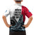 Greenland Whale Family Matching Mermaid Dress and Hawaiian Shirt with Arctic Waves and Where the Ice Meets the Sky Text Design