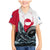 Greenland Whale Family Matching Mermaid Dress and Hawaiian Shirt with Arctic Waves and Where the Ice Meets the Sky Text Design