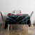 Greenland Whale Tablecloth with Arctic Waves and Where the Ice Meets the Sky Text Design