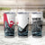 Greenland Whale Tumbler Cup with Arctic Waves and Where the Ice Meets the Sky Text Design