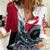 Greenland Whale Women Casual Shirt with Arctic Waves and Where the Ice Meets the Sky Text Design