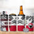 Greenland 4 in 1 Can Cooler Tumbler with Arctic Fox, Mountains, and Frozen Yet Fierce Text Design