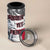 Greenland 4 in 1 Can Cooler Tumbler with Arctic Fox, Mountains, and Frozen Yet Fierce Text Design