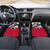 Greenland Car Mats with Arctic Fox, Mountains, and Frozen Yet Fierce Text Design