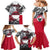Greenland Family Matching Mermaid Dress and Hawaiian Shirt with Arctic Fox, Mountains, and Frozen Yet Fierce Text Design