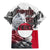 Greenland Family Matching Mermaid Dress and Hawaiian Shirt with Arctic Fox, Mountains, and Frozen Yet Fierce Text Design
