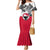 Greenland Family Matching Mermaid Dress and Hawaiian Shirt with Arctic Fox, Mountains, and Frozen Yet Fierce Text Design