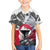 Greenland Family Matching Off Shoulder Short Dress and Hawaiian Shirt with Arctic Fox, Mountains, and Frozen Yet Fierce Text Design