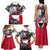 Greenland Family Matching Tank Maxi Dress and Hawaiian Shirt with Arctic Fox, Mountains, and Frozen Yet Fierce Text Design