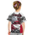 Greenland Kid T Shirt with Arctic Fox, Mountains, and Frozen Yet Fierce Text Design