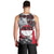 Greenland Men Tank Top with Arctic Fox, Mountains, and Frozen Yet Fierce Text Design