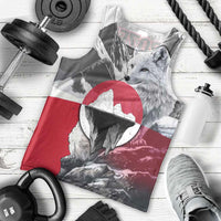 Greenland Men Tank Top with Arctic Fox, Mountains, and Frozen Yet Fierce Text Design