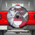 Greenland Spare Tire Cover with Arctic Fox, Mountains, and Frozen Yet Fierce Text Design