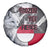 Greenland Spare Tire Cover with Arctic Fox, Mountains, and Frozen Yet Fierce Text Design