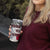 Greenland Tumbler Cup with Arctic Fox, Mountains, and Frozen Yet Fierce Text Design