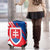 Slovakia – Red Blue White Geometric Flag Design Luggage Cover with National Crest