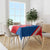 Slovakia – Red Blue White Geometric Flag Design Tablecloth with National Crest
