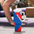 Slovakia – Red Blue White Geometric Flag Design Tumbler With Handle with National Crest