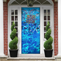 Prince Hall Freemasonry Door Cover Compasses Masonic Art - Urban Graffiti Style