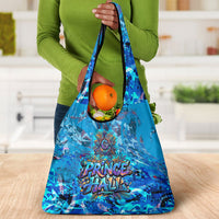Prince Hall Freemasonry Grocery Bag Compasses Masonic Art - Urban Graffiti Style