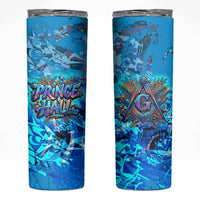 Prince Hall Freemasonry Skinny Tumbler Compasses Masonic Art - Urban Graffiti Style