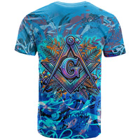Prince Hall Freemasonry T shirt Compasses Masonic Art - Urban Graffiti Style