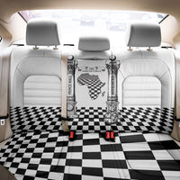 Prince Hall Affiliated Freemasonry Back Car Seat Cover Classic Masonic Pillars Boaz Jachin Checkerboard Africa Map